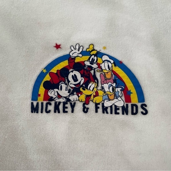 Mickey Mouse and Friends SMALL Velour Spirit Jersey for Adults White - Picture 3 of 12